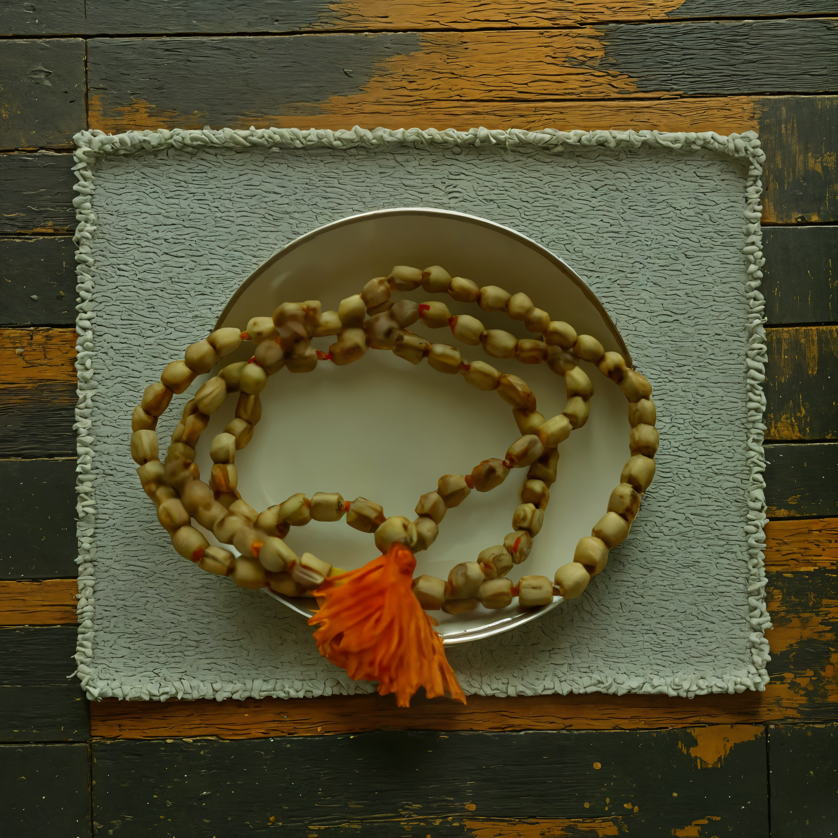 Original Tulsi Mala (108 Beads) | Sacred Basil Rosary for Krishna & Rama Devotion